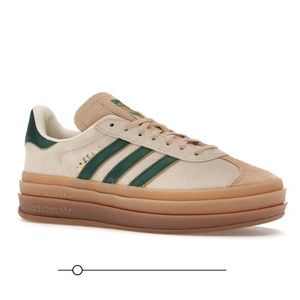 Adidas Gazelle Bold 'Cream Collegiate Green' – Size US 7.5 W